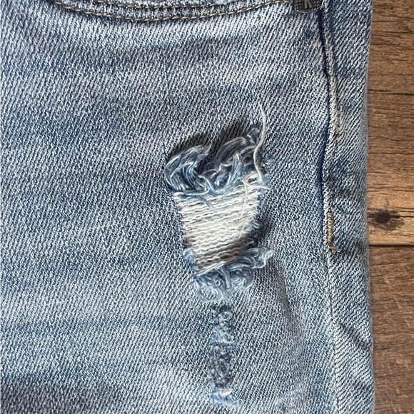 NWOT Kut from the Kloth Distressed Reese Ankle Straight Let Raw Hem Jeans Sz 4 - Picture 7 of 15